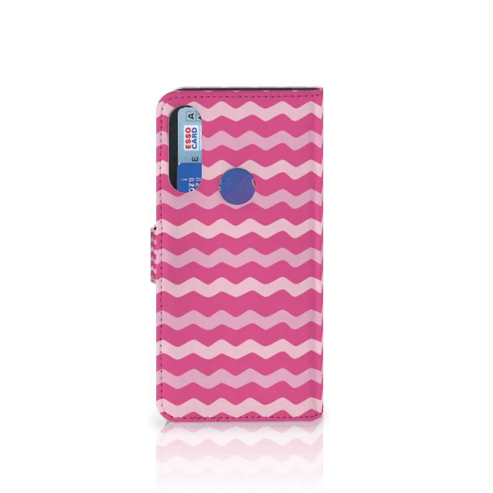 Alcatel 1S 2020 Telefoon Hoesje Waves Pink