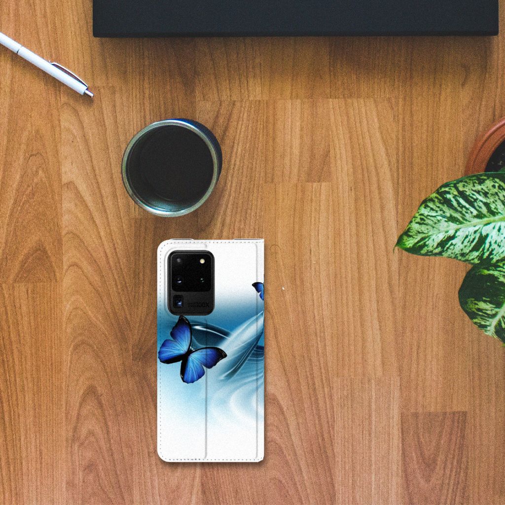 Samsung Galaxy S20 Ultra Hoesje maken Vlinders - B2C Telecom