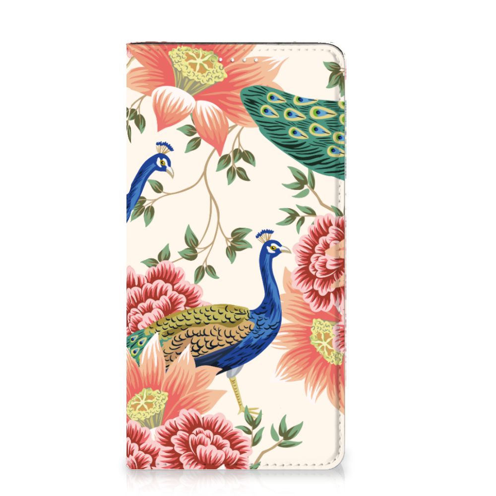 Hoesje maken voor Samsung Galaxy A54 Pink Peacock
