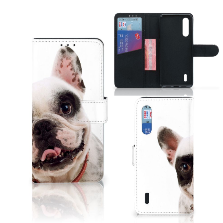 Xiaomi Mi 9 Lite Telefoonhoesje met Pasjes Franse Bulldog