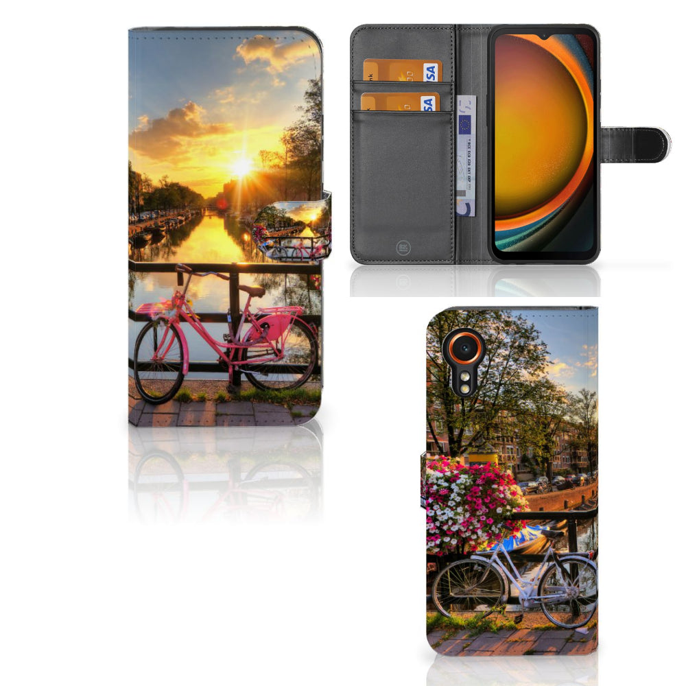 Samsung Galaxy Xcover 7 Flip Cover Amsterdamse Grachten