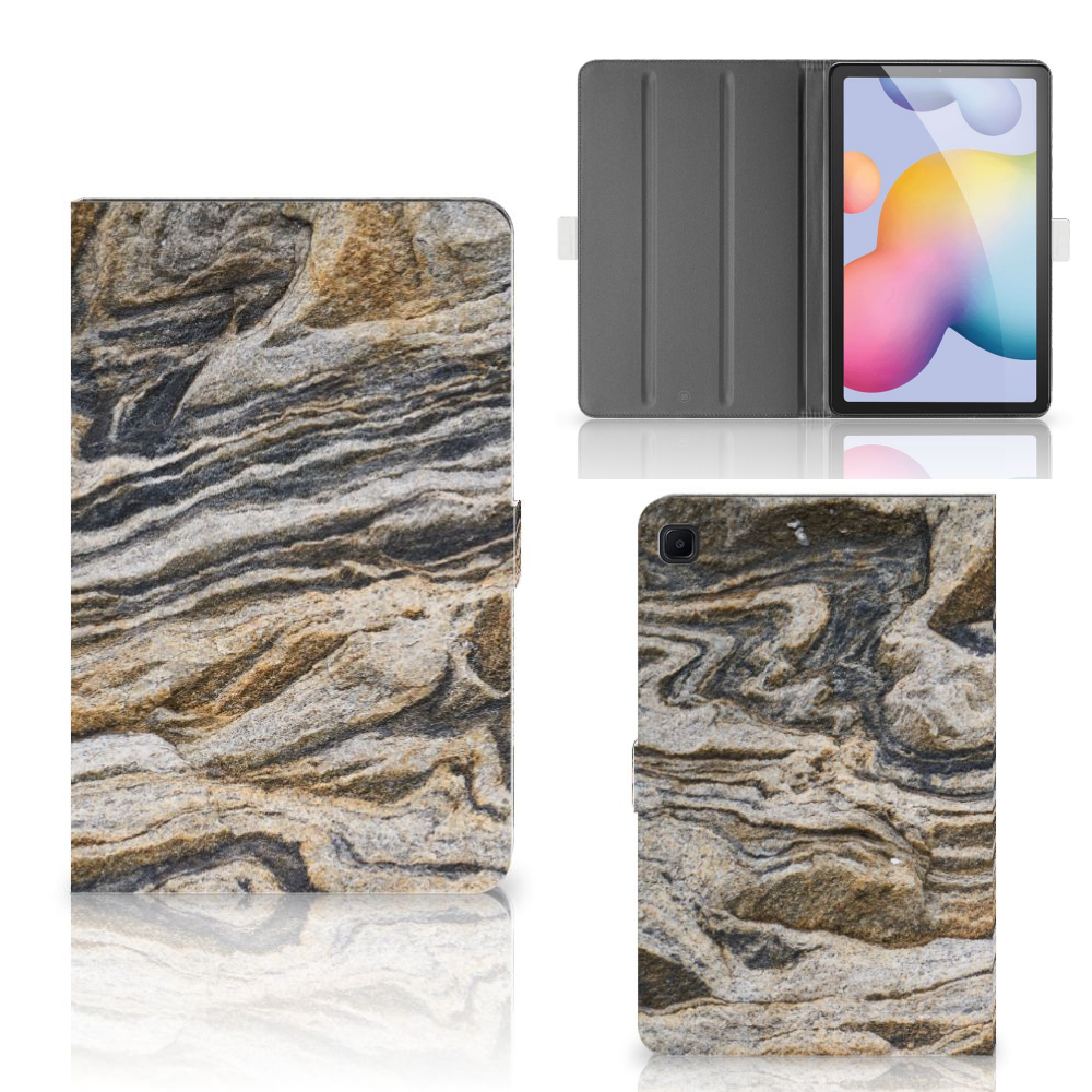 Samsung Galaxy Tab S6 Lite | S6 Lite (2022) Leuk Tablet hoesje  Steen