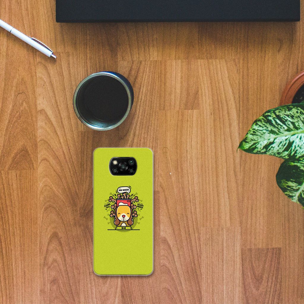 Xiaomi Poco X3 | Poco X3 Pro Telefoonhoesje met Naam Doggy Biscuit B2C Telecom