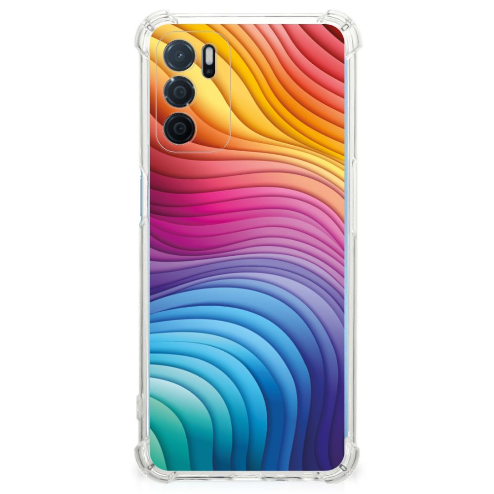 Shockproof Case voor OPPO A16 | A16s | A54s Regenboog