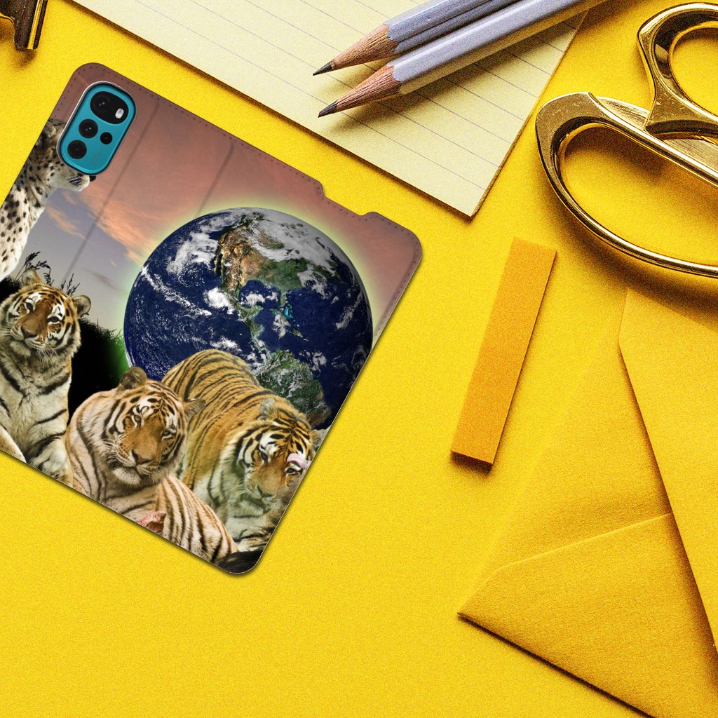 Motorola Moto G22 Hoesje maken Roofdieren - B2C Telecom