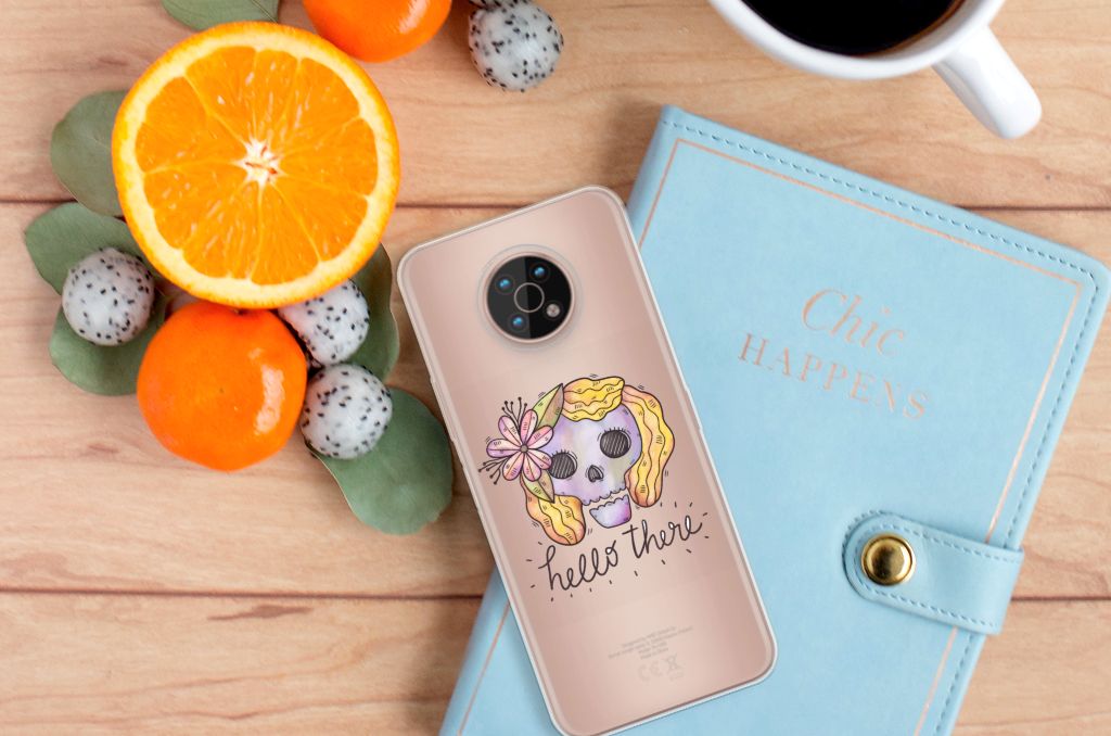 Silicone Back Case Nokia G50 Boho Skull B2C Telecom
