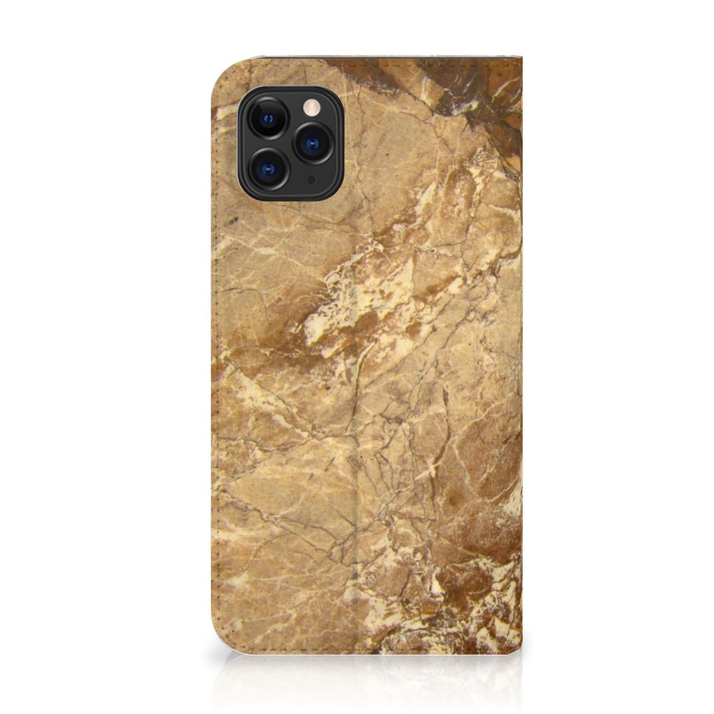 Apple iPhone 11 Pro Max Standcase Marmer Creme