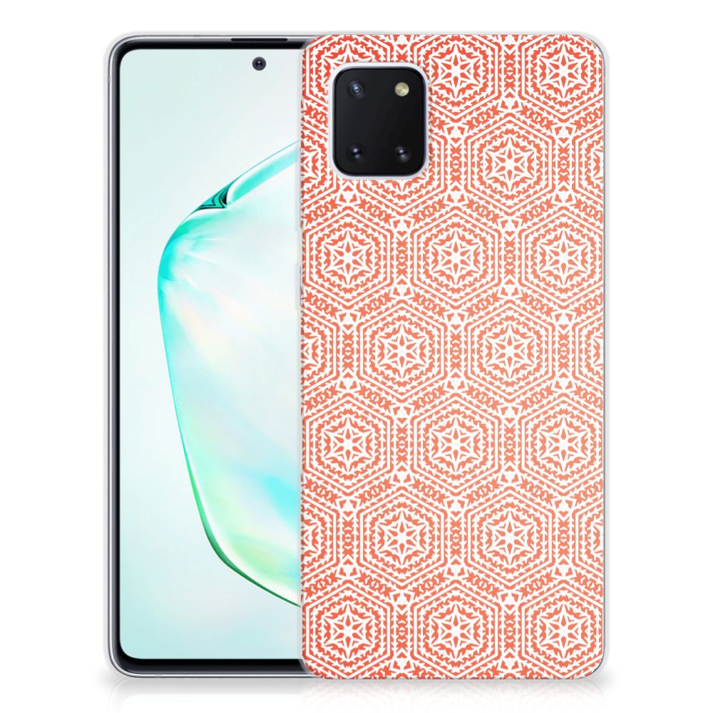 Samsung Galaxy Note 10 Lite TPU bumper Pattern Orange