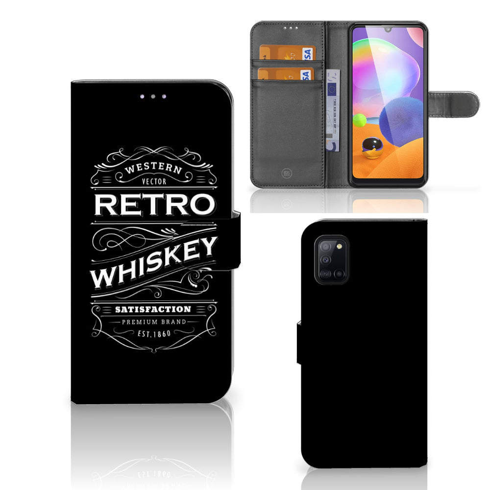 Samsung Galaxy A31 Book Cover Whiskey