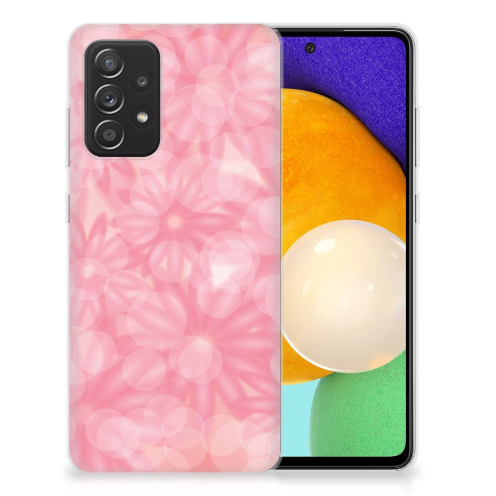 Samsung Galaxy A52 (5G/4G) TPU Case Spring Flowers