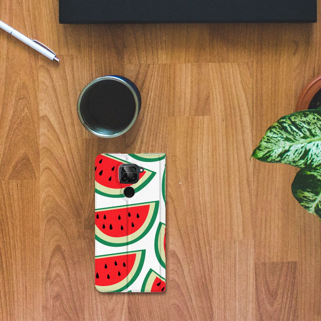 Xiaomi Redmi Note 9 Flip Style Cover Watermelons - B2C Telecom