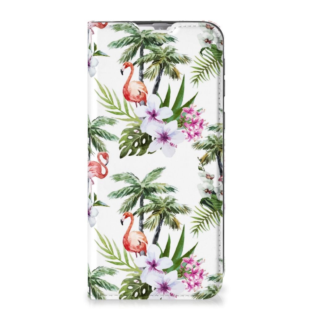 Samsung Galaxy M31 Hoesje maken Flamingo Palms - B2C Telecom