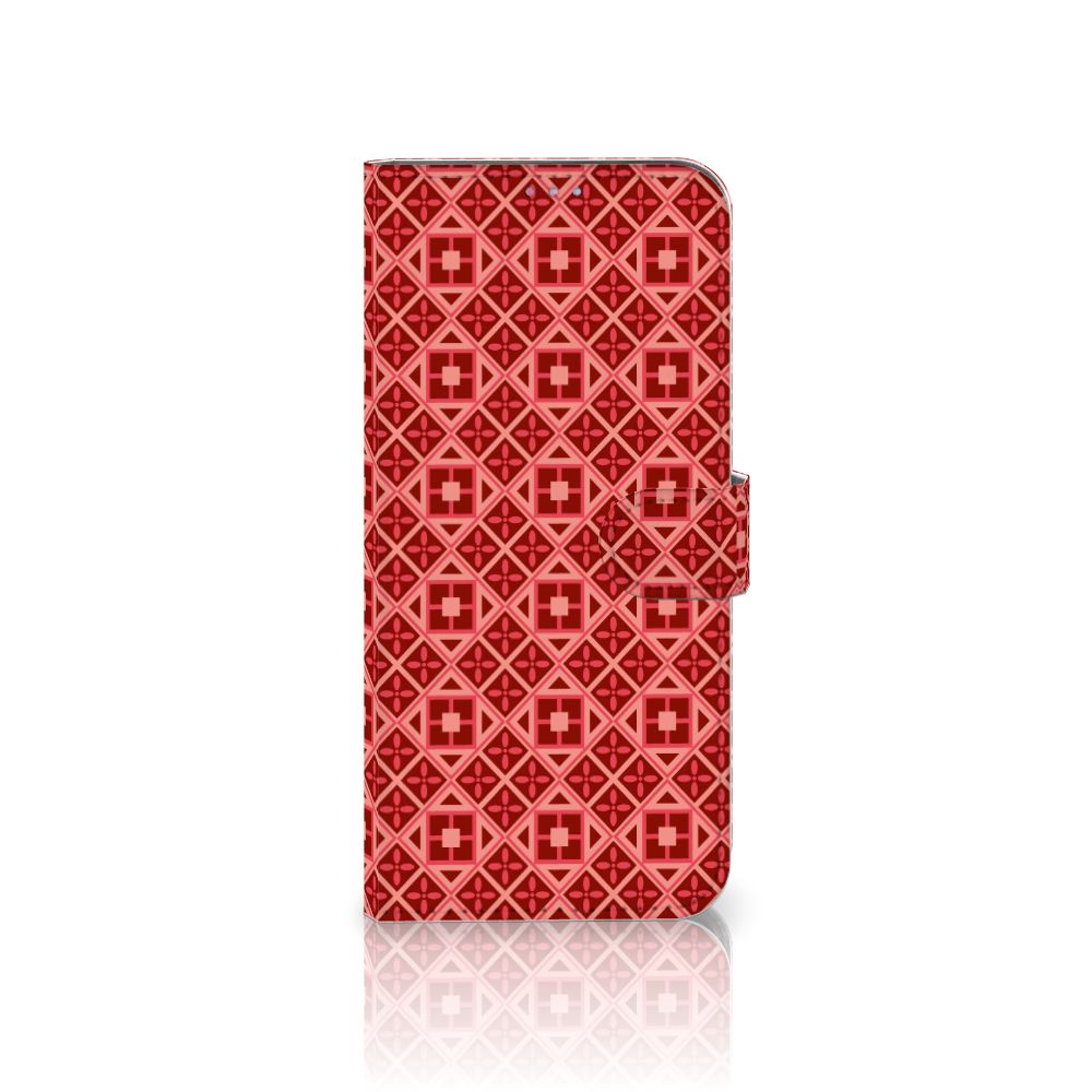 Motorola Moto G60s Telefoon Hoesje Batik Rood