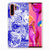 Silicone Back Case Huawei P30 Pro Angel Skull Blauw