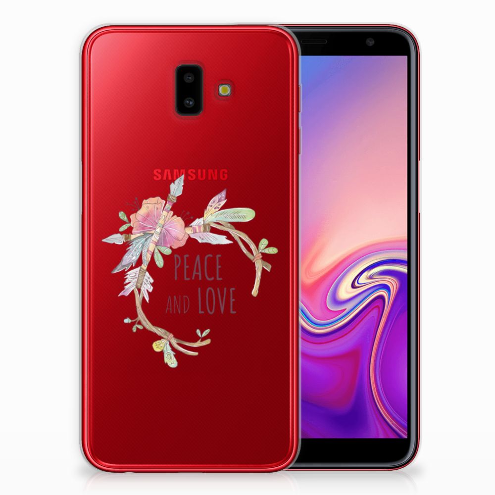 Samsung Galaxy J6 Plus (2018) Telefoonhoesje met Naam Boho Text