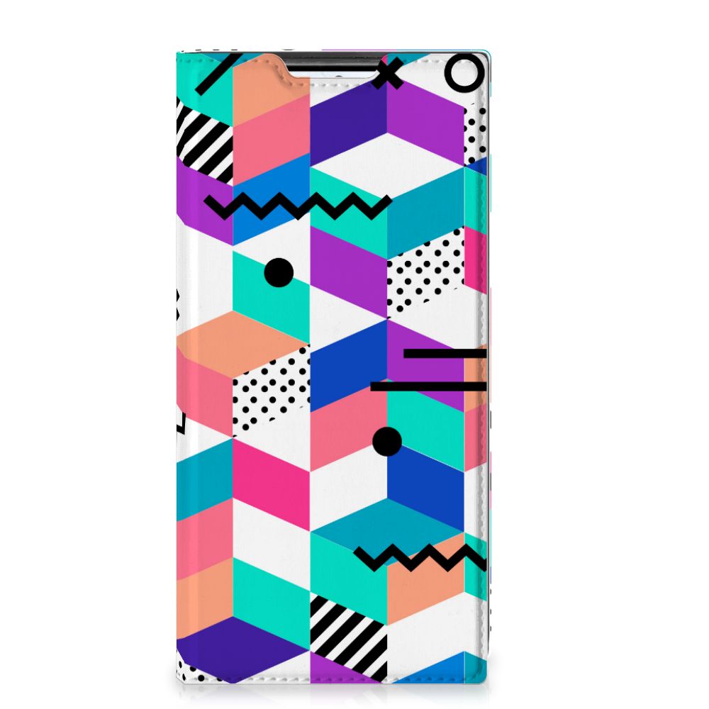 Samsung Galaxy S22 Ultra Stand Case Blokken Kleurrijk - B2C Telecom