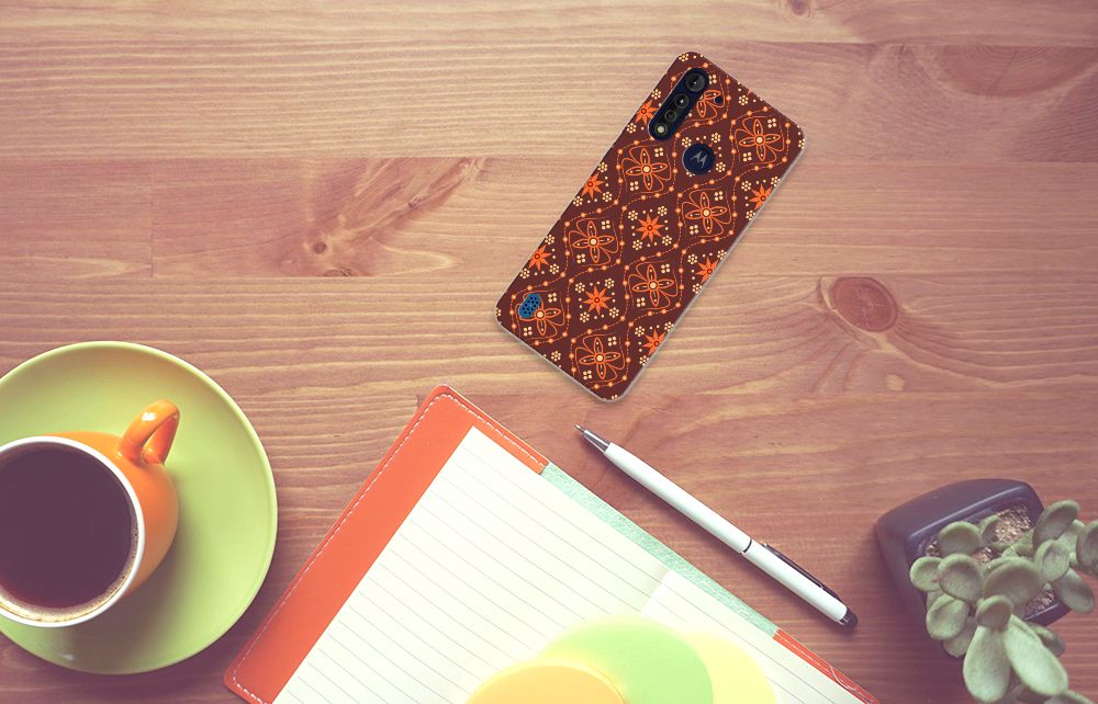 Motorola Moto G8 Power Lite TPU bumper Batik Brown B2C Telecom