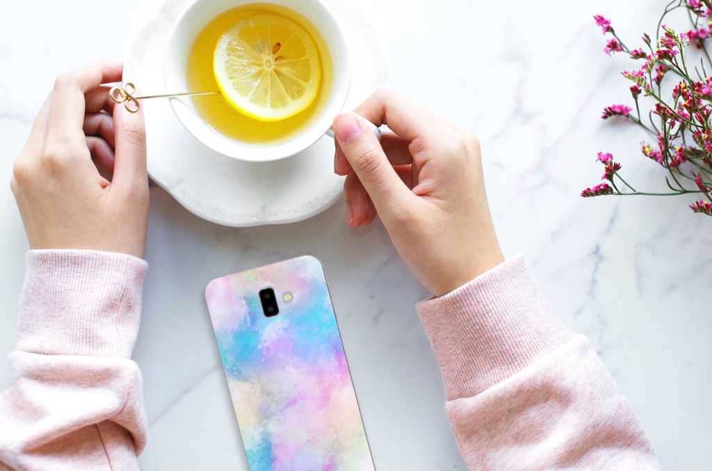 Hoesje maken Samsung Galaxy J6 Plus (2018) Watercolor Light