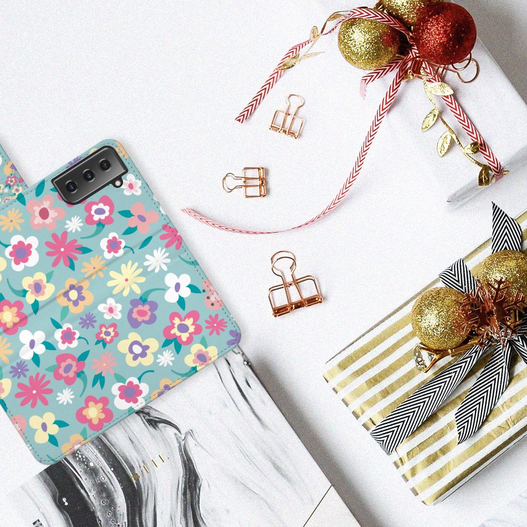 Samsung Galaxy S21 Plus Hoesje Flower Power
