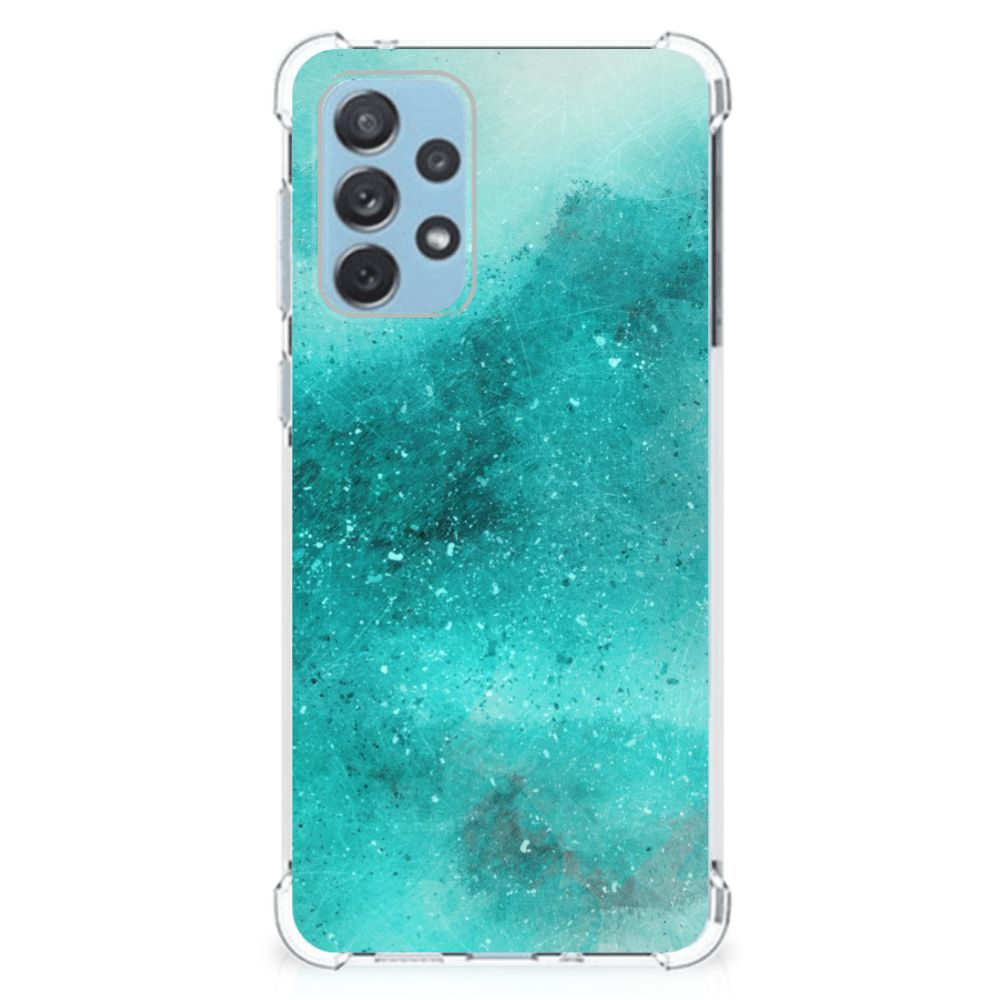Back Cover Samsung Galaxy A73 Painting Blue B2C Telecom
