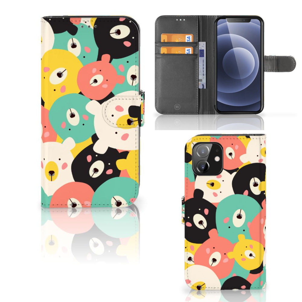 iPhone 12 | 12 Pro (6.1") Leuk Hoesje Bears