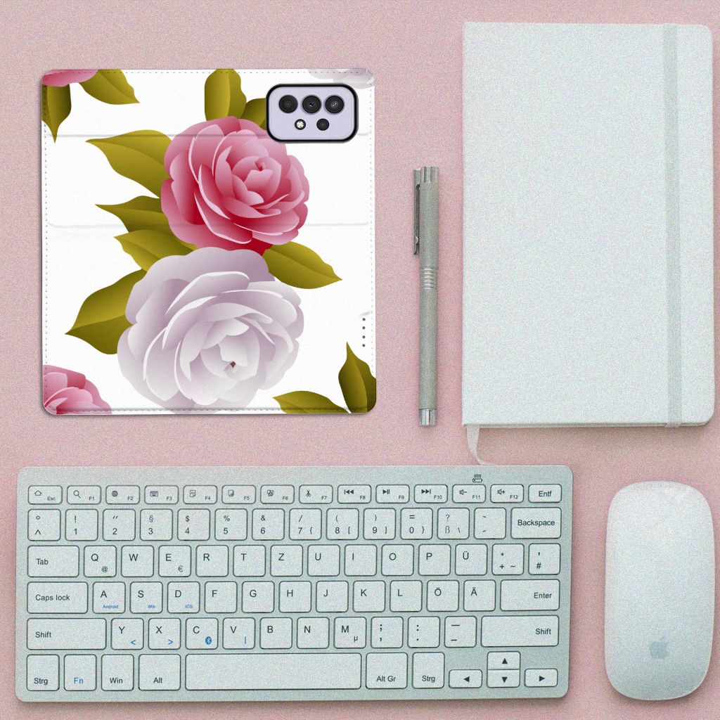 Samsung Galaxy A33 5G Smart Cover Roses - B2C Telecom