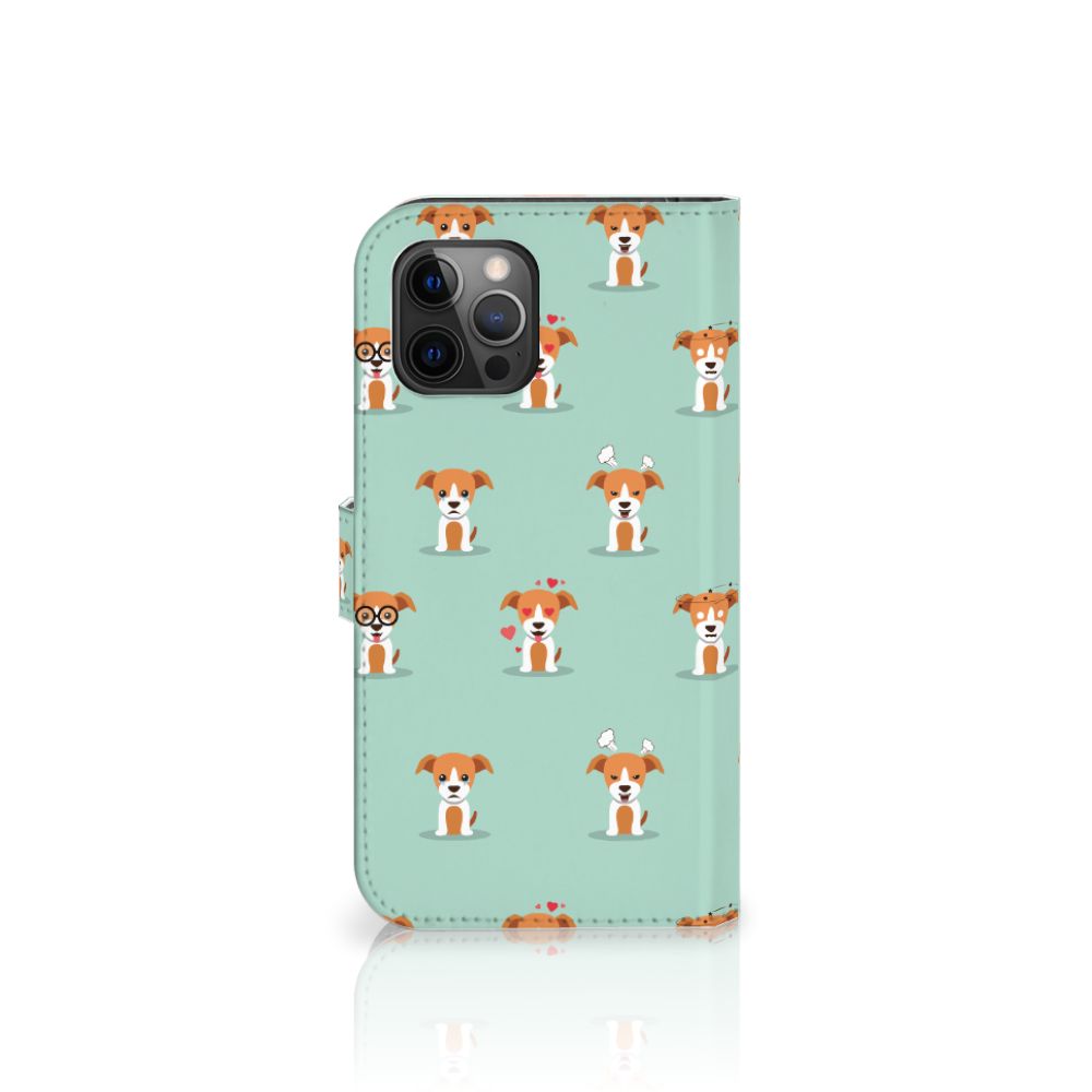 Apple iPhone 12 Pro Max Telefoonhoesje met Pasjes Pups