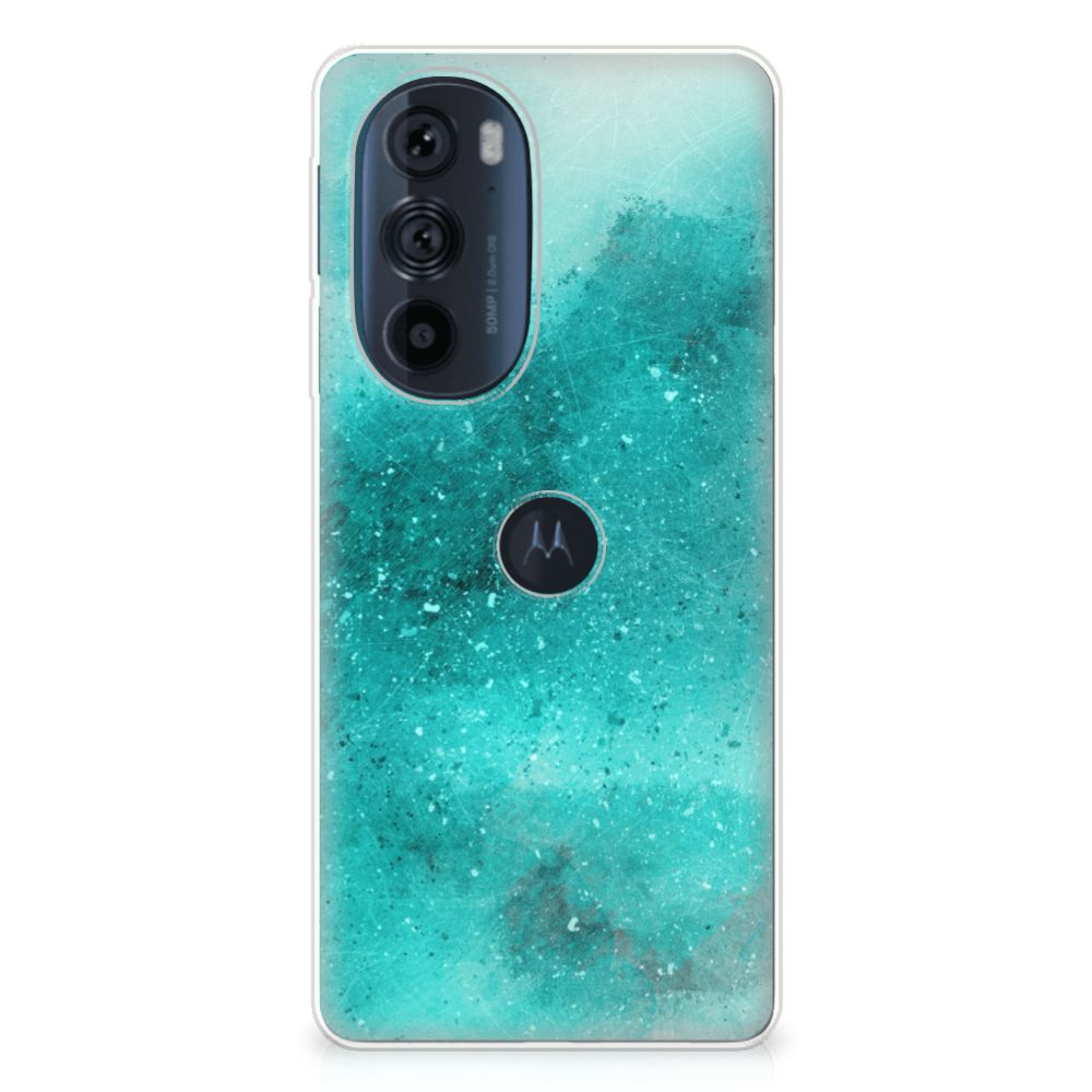 Hoesje maken Motorola Edge 30 Pro Painting Blue B2C Telecom