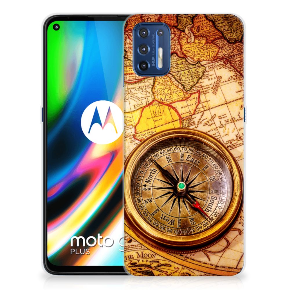 Motorola Moto G9 Plus Siliconen Back Cover Kompas
