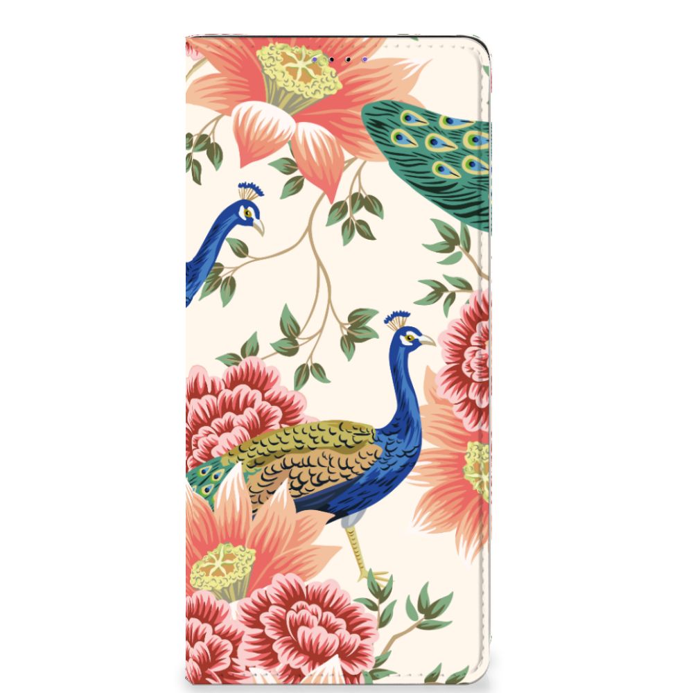 Hoesje maken voor Samsung Galaxy A22 5G Pink Peacock - B2C Telecom
