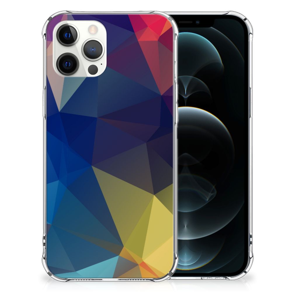 iPhone 12 Pro Max Shockproof Case Polygon Dark B2C Telecom