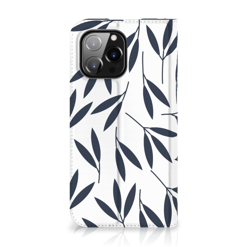 iPhone 14 Pro Max Smart Cover Leaves Blue - B2C Telecom