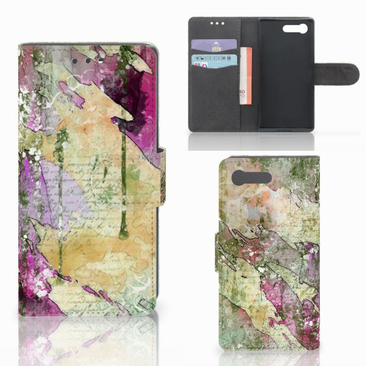 Hoesje Sony Xperia X Compact Letter Painting