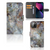 Apple iPhone 13 Bookcase Marmer Grijs