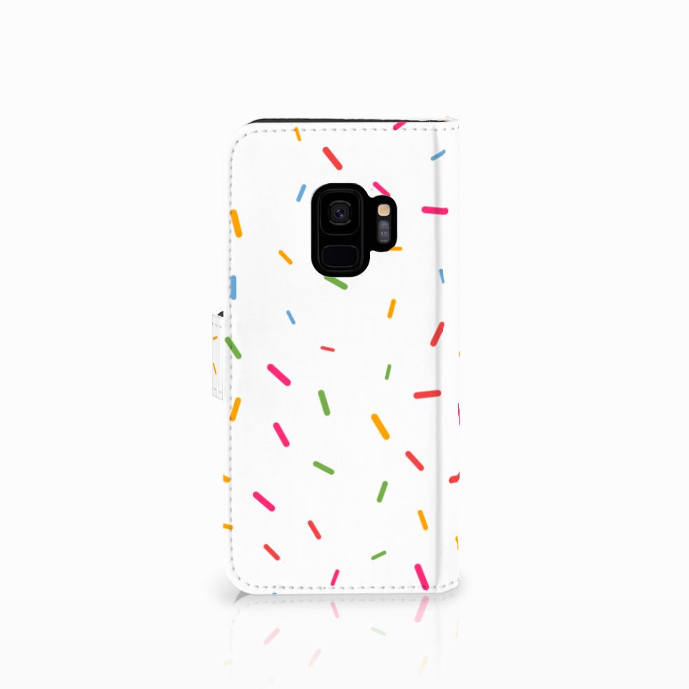Samsung Galaxy S9 Book Cover Donut Roze
