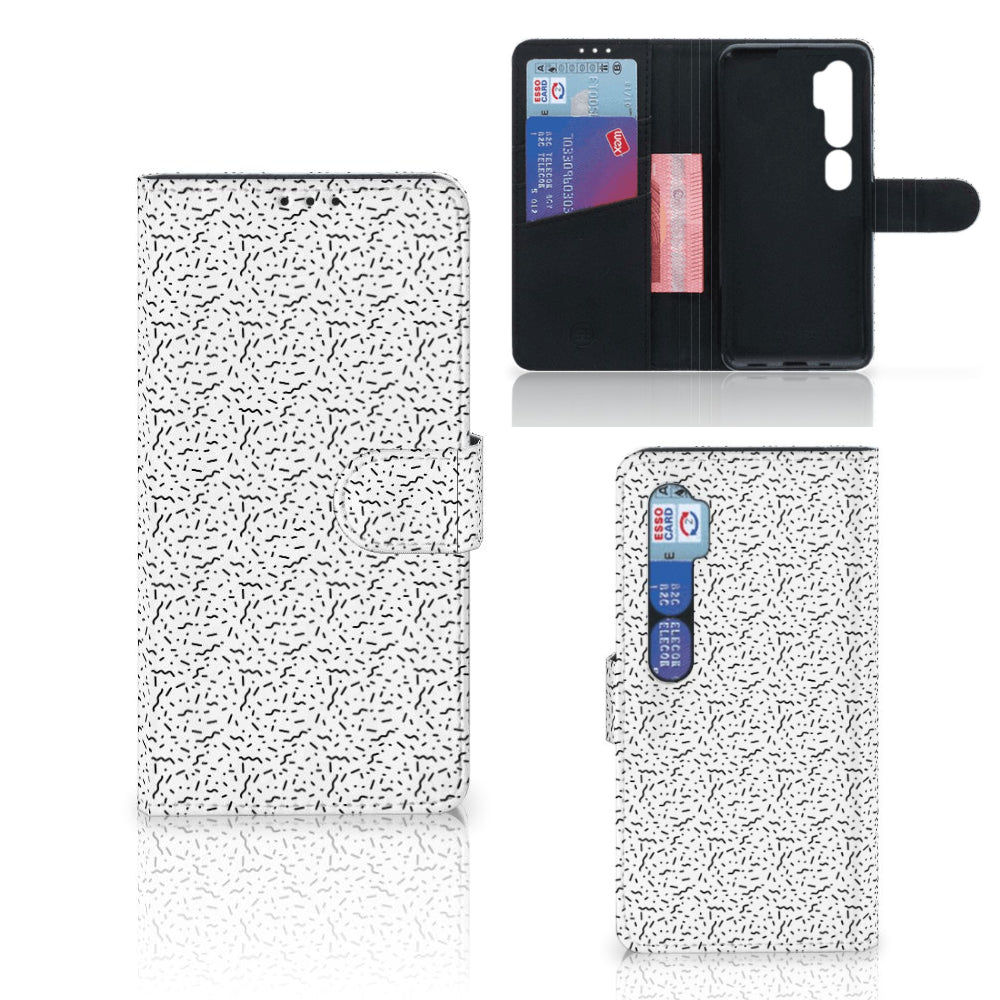 Xiaomi Mi Note 10 Pro Telefoon Hoesje Stripes Dots