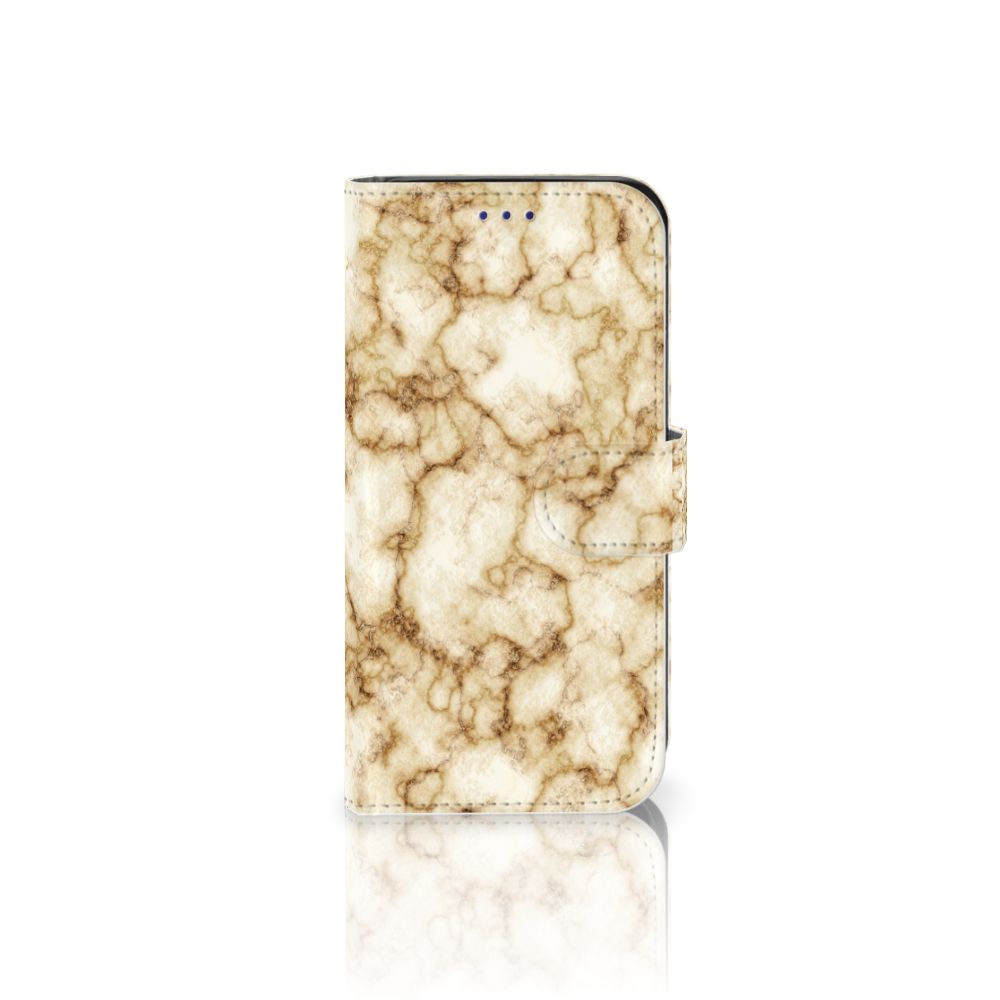 Samsung Galaxy S10e Bookcase Marmer Goud