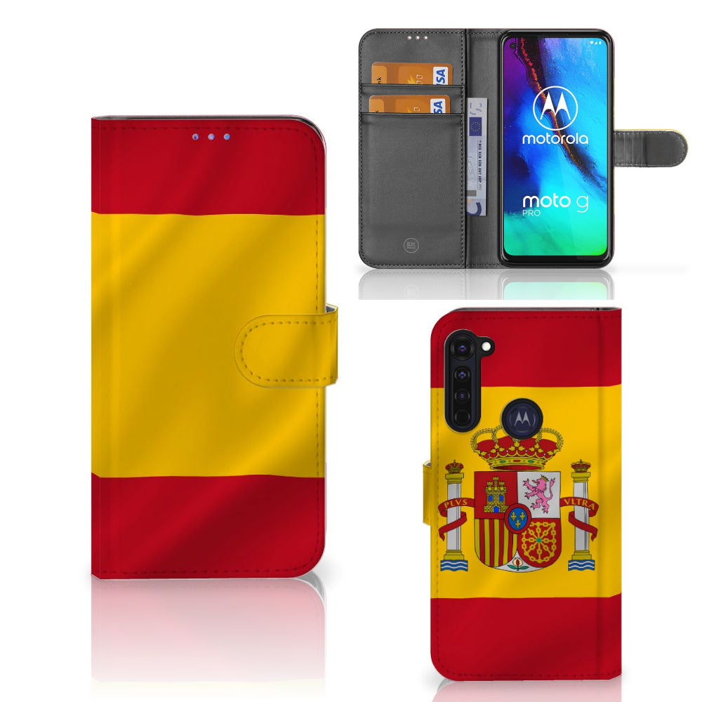 Motorola Moto G Pro Bookstyle Case Spanje
