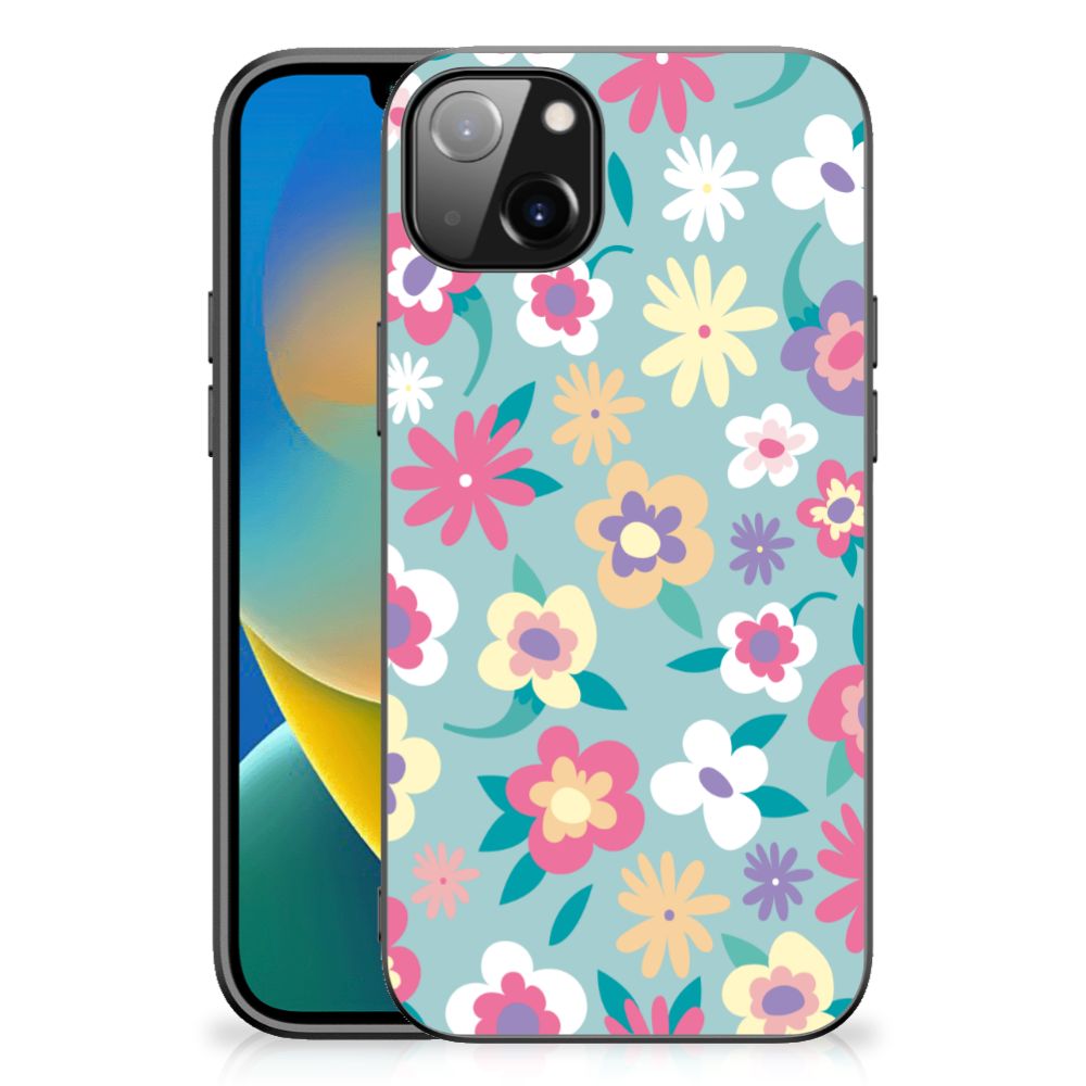iPhone 14 Plus Bloemen Hoesje Flower Power