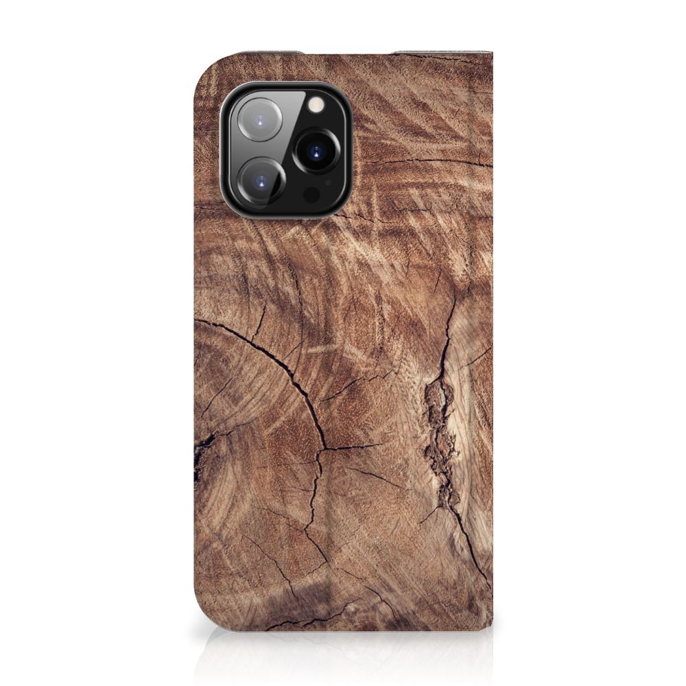 iPhone 14 Pro Max Book Wallet Case Tree Trunk - B2C Telecom
