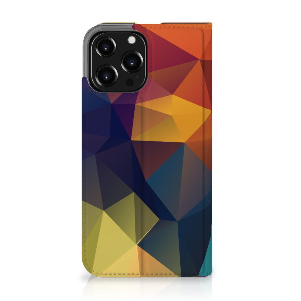 iPhone 13 Pro Max Stand Case Polygon Color - B2C Telecom