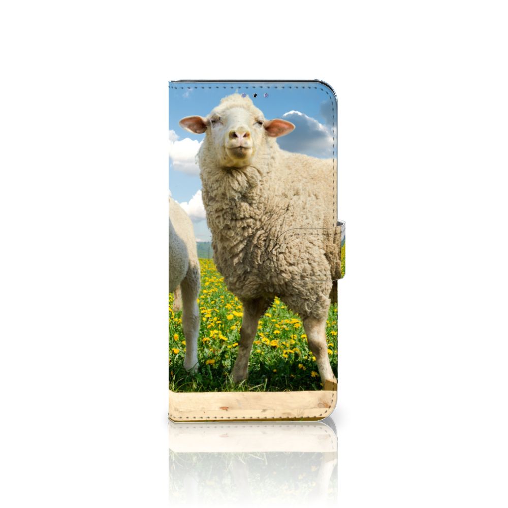 Xiaomi 12 Pro Telefoonhoesje met Pasjes Schaap en Lammetje