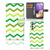 Samsung Galaxy A32 4G Telefoon Hoesje Zigzag Groen