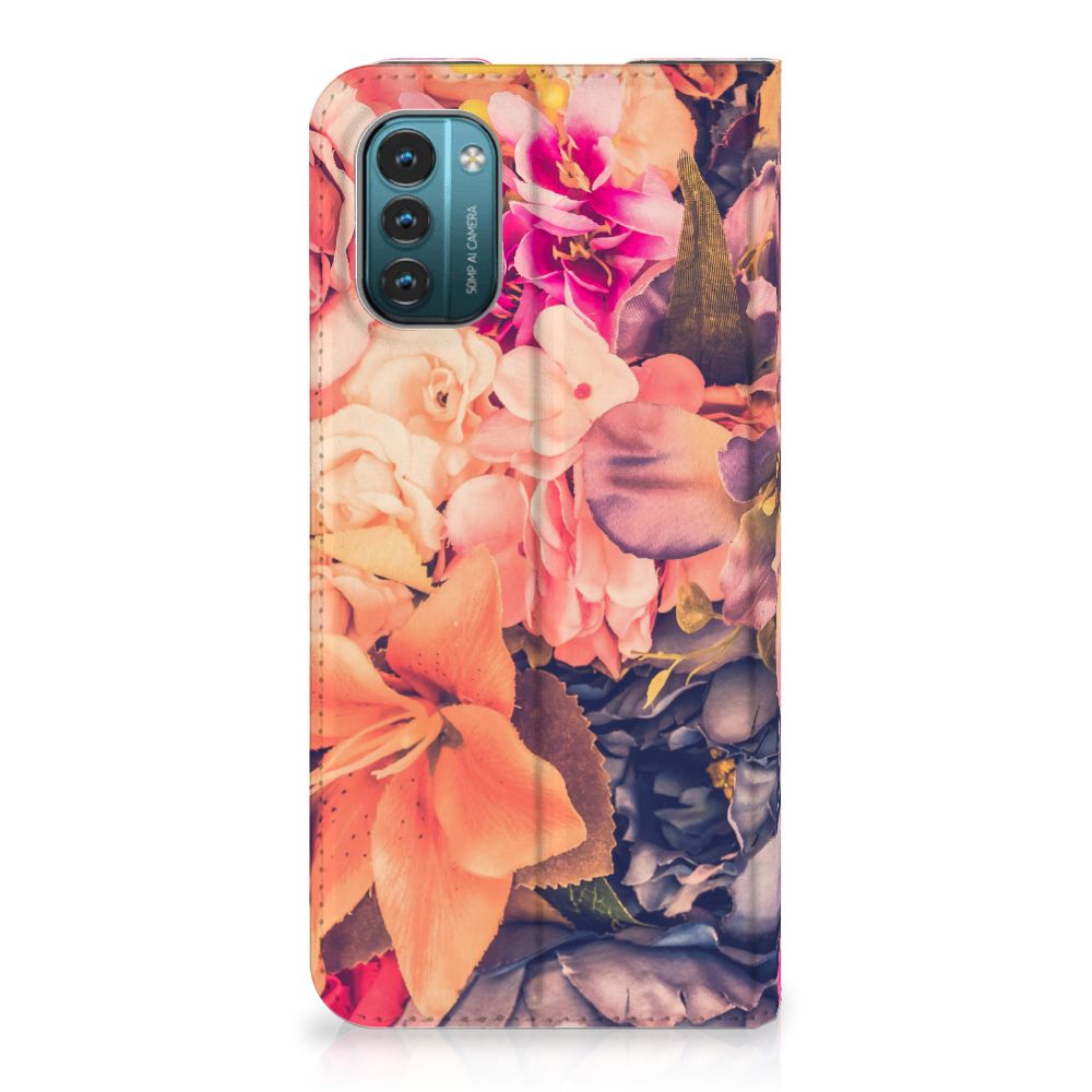 Nokia G11 | G21 Smart Cover Bosje Bloemen - B2C Telecom