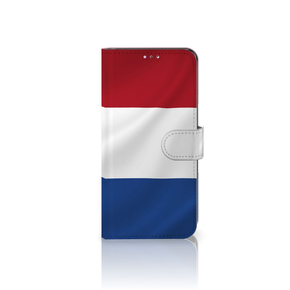 Samsung Galaxy A32 4G Bookstyle Case Nederlandse Vlag met artistiek ontwerp van de Nederlandse vlag.
