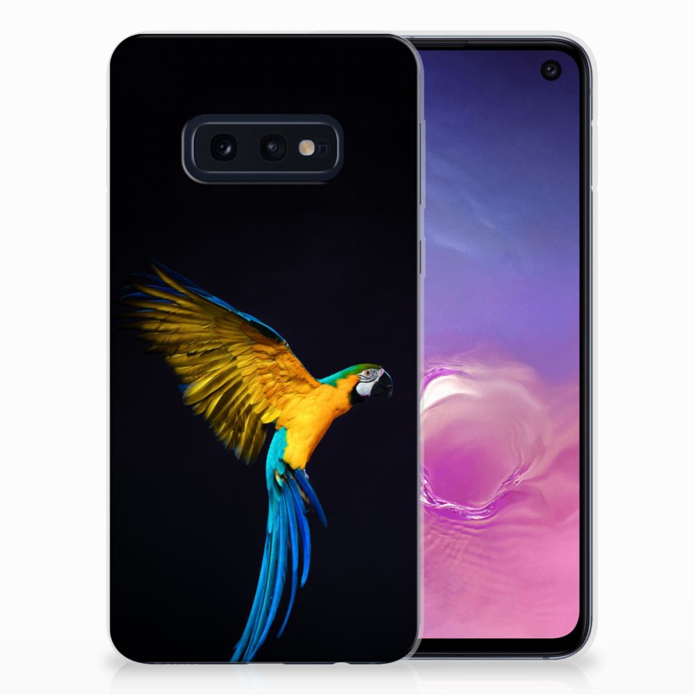 Samsung Galaxy S10e TPU Hoesje Papegaai