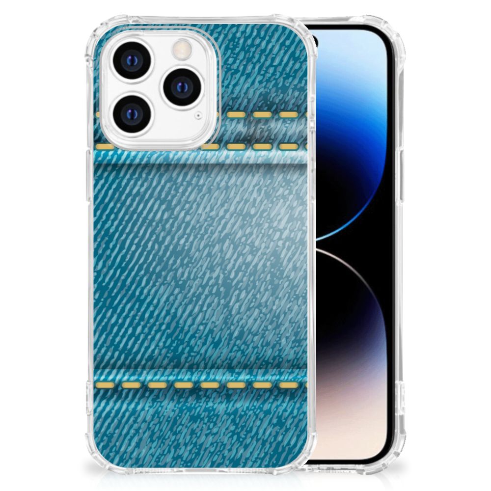 iPhone 14 Pro Anti Shock Bumper Case Jeans B2C Telecom