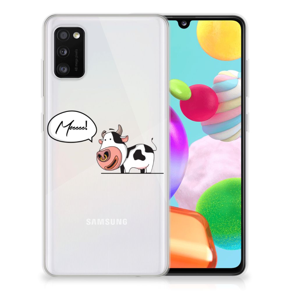 Samsung Galaxy A41 Telefoonhoesje met Naam Cow B2C Telecom
