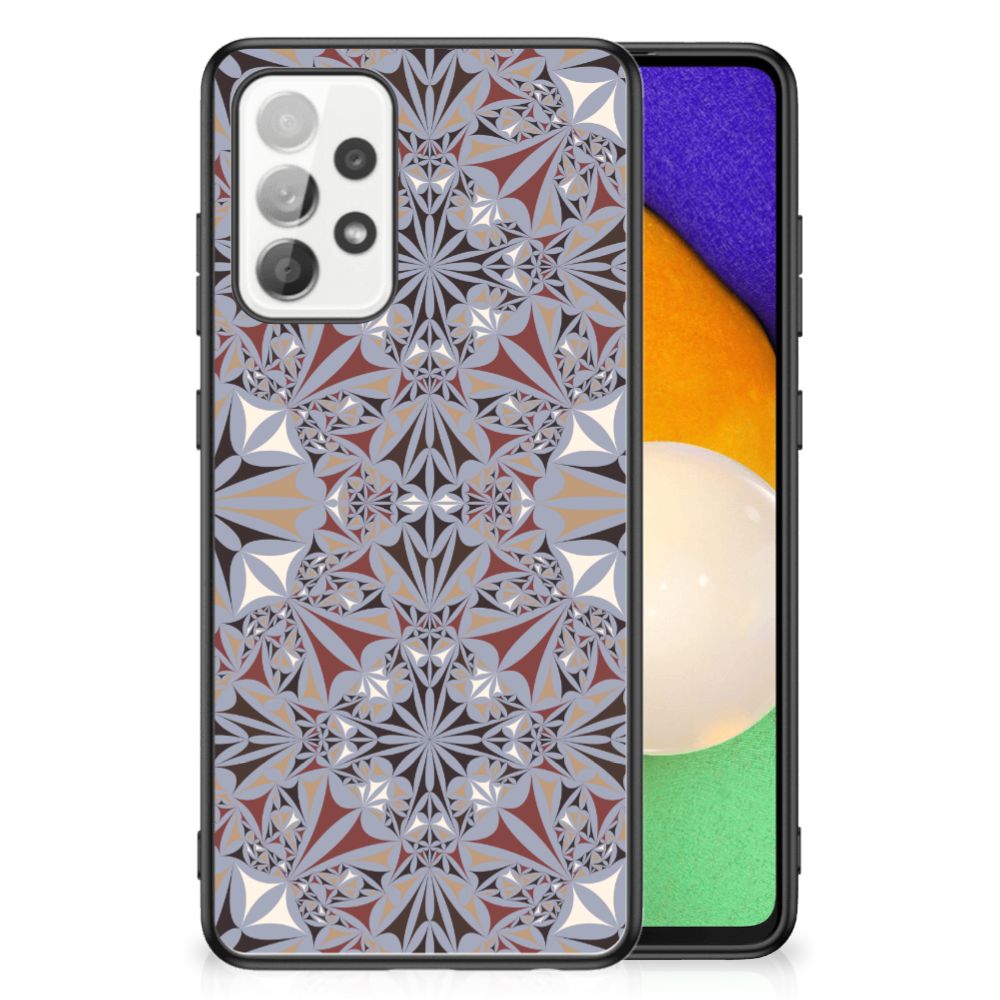 Samsung Galaxy A52 | A52s (5G/4G) Marmeren Print Telefoonhoesje Flower Tiles