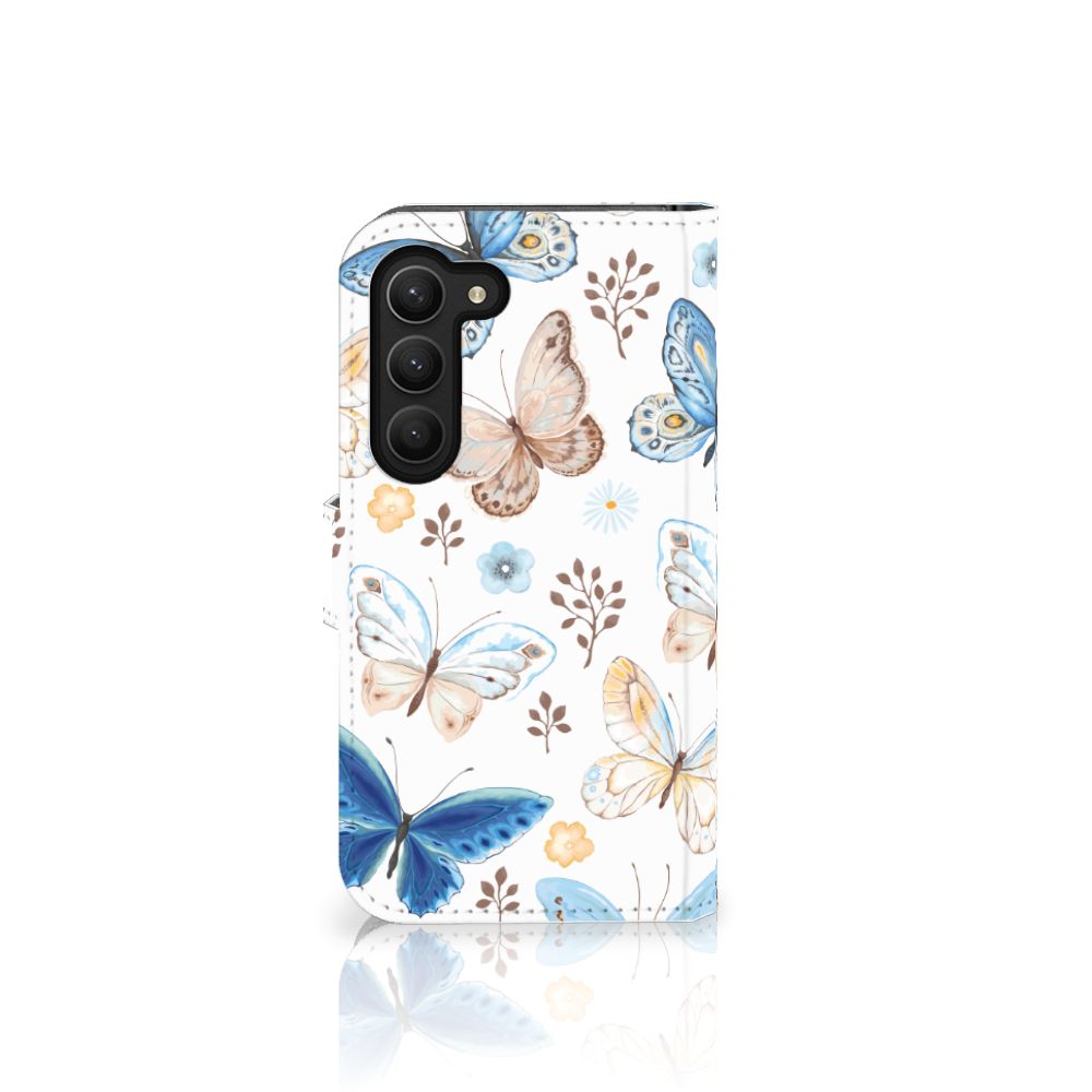 Telefoonhoesje met Pasjes voor Samsung Galaxy S23 Vlinder